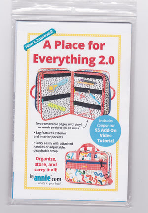 A Place Fore Everything 2.0 Bag Design by Annie. 