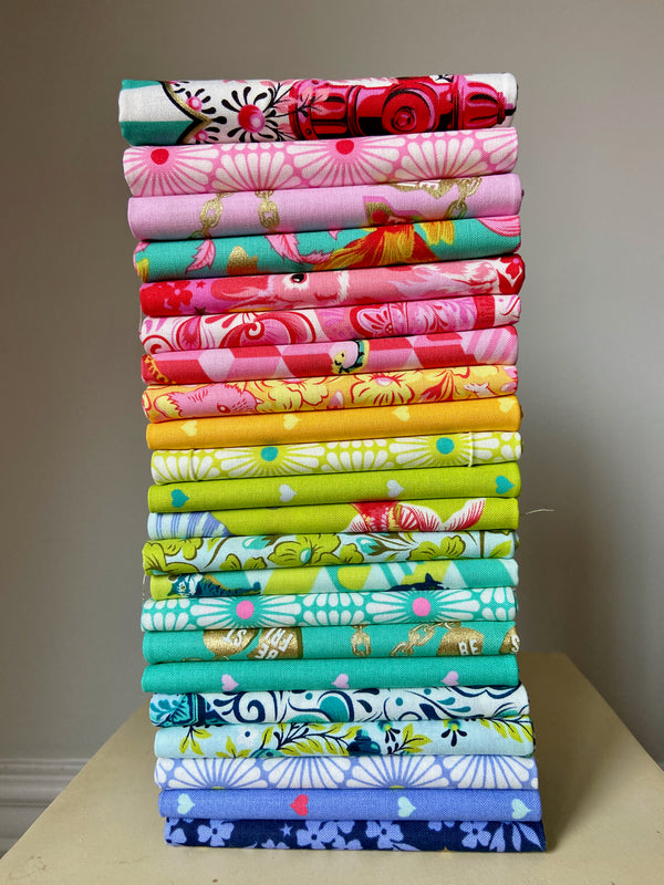Besties Full Yard Bundle 22 Prints | Tula Pink Fabric (Full Collection)