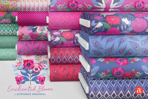 Enchanted Bloom 30 Piece Fat Quarter Bundle | Fabric by Stephanie Organes | Andover Fabrics