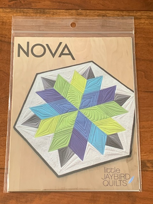 Nova Table Topper Paper Pattern by Jaybird Quilts