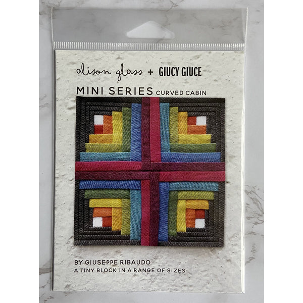 Alison Glass Mini Series Curved Cabin Quilt Pattern