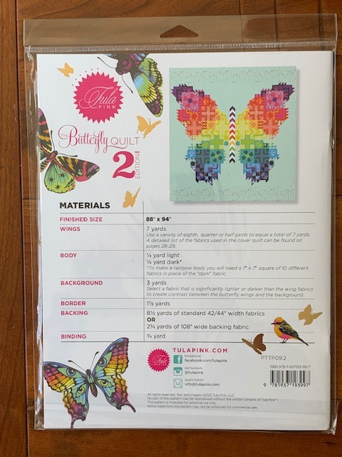 The Butterfly Quilt Pattern   Printed Pattern with a finished size of 88" x 94"  TP515