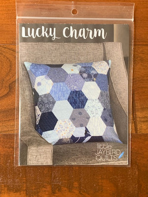 Lucky Charm Pillow Pattern | Jaybird Quilts JBQ 169 (20" x 20")  Hex N More (sold in shop separately) 