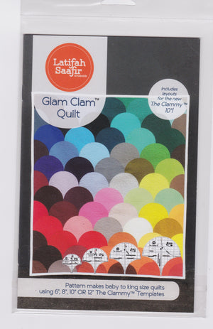 Glam Clam Quilt Pattern | Latifah Saafir Studio (The Clammy 10") LSS-00006