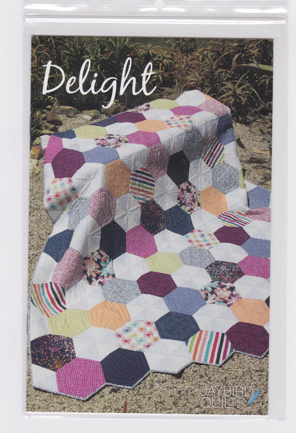 Delight Pieced Quilt Pattern by Jaybird Quilts (Julie Herman)