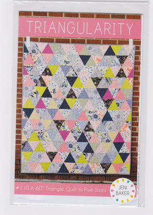Triangularity Quilt Pattern by Jeni Baker. 