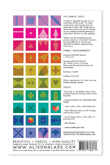 Trinket Quilt Pattern 2nd Edition | Alison Glass