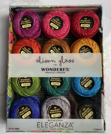 WonderFil Perle Cotton Thread Box (Sun) | Alison Glass