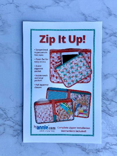 Zip It Up | Paper Pattern by Annie PBA252